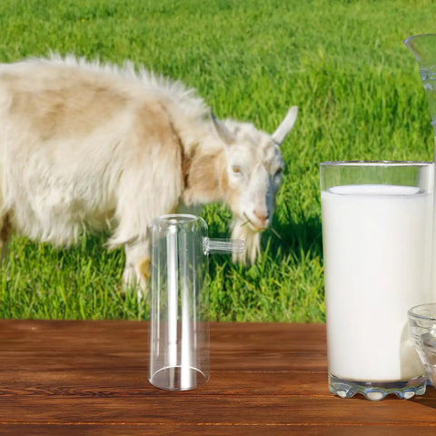 Portable Goat Milking Cup Replacement Part With Plastic Milking Liner Lightweight Hygienic For Dairy Operations And Field Use Ideal For Mobile Milking Across Farms And Barns, clear plastic liner shown