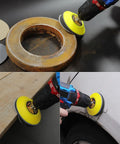 Three Inch Sanding Discs Kit, 30 Piece Set With 14 Grits From 60 Through 10000, Silicon Carbide On Hook And Loop Backing In Use