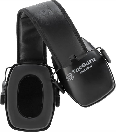 Shotmuffs A Lite Passive Shooting Ear Protection Earmuffs NRR 25 DB Ideal For Gun Ranges Comfortable Lightweight Hearing Protection For Shooters Black
