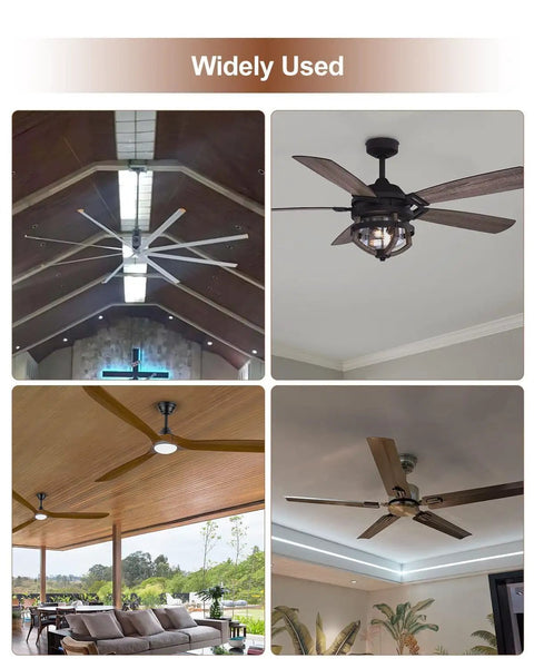 5 Piece Universal Sloped Ceiling Fan Adapter Kit For 1 Inch Rod With Mounting Bracket, Hanger Ball Top Cover And Screws, Easy Install For Sloped Ceilings Up To 42 Degrees
