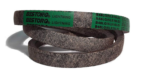 Beefed Up Heavy Duty Lawn Mower Deck Belt For John Deere 48-Inch D140 E140 L130 And Toro TimeCutter SS5000 MX5050 142-Inch Aramid Cord Replaces GX20571 119-8820 Ultra Durable Engineered For Misalignment And Long Lasting Performance