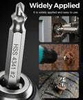Damaged Screw Extractor Set For Stripped Screws And Bolts, Easy Remove Drill Bit Kit used on various screws and bolts