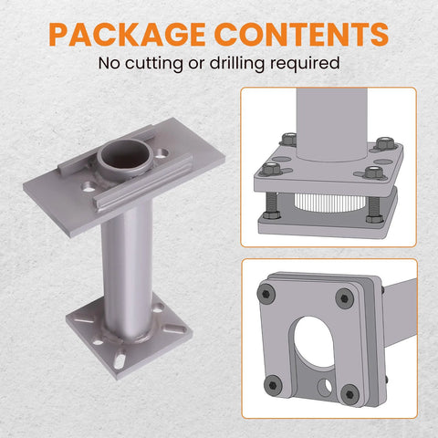 maXpeedingrods rear axle bearing puller and ABS tone ring tool, gray metal with 40mm bearing driver, side view