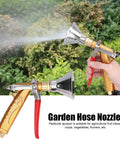 Handheld High Pressure Sprayer With Ceramic Nozzle For Ultra Fine Mist in garden spraying water on plants