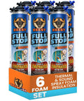High Density Fire Rated Spray Foam Insulation Boasts R-8.24 R Value Crushes Heat Loss And Dampens Noise Like A Champ For Walls And Attics This Six Pack Of Expanding Sealant Delivers Rock Star Protection In 26.8 Oz Cans.