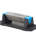 Diamond Whetstone Knife Sharpener With 3 Grit Levels 150 Coarse, 325 Medium, 1200 Extra Fine Pro Grade, on black non-slip base