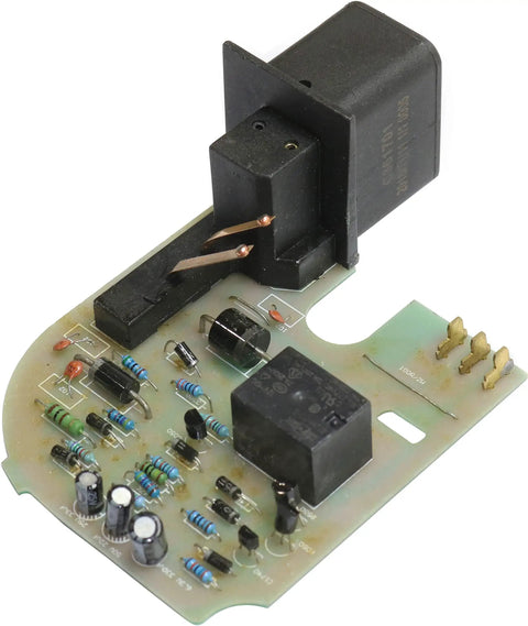 Heavy Duty Direct Fit Wiper Pulse Module For Chevy C K Trucks And SUVs Smooth Wiper Control No Drama Straight Up Replacement Plug And Play Setup Fits 88 To 05, showing circuit board with components.