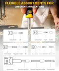 Close-up of the 78 PCS Precision Screwdriver Set All In One With Socket Bits And Ratcheting Wrench in use, showing flexibility.
