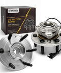 Front Wheel Bearing Hub Assembly 6 Lug With ABS Plug And Play Fit For Chevy Silverado 1500 2007 2014 4WD Tahoe 2007 2014 Suburban
