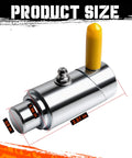 Tough As Nails 4 Pack 5/8 Inch Galvanized Steel Spring Loaded Twist Lock Plunger Pins with size dimensions displayed.