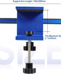Efficient Door Panel Installation Kit For Cabinets And Woodworking DIY Friendly Aluminum Mounting Clips blue size details