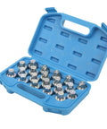 High Strength Wheel Lock Lug Nut Socket Set With Durable Metal Construction And Storage Case 20 Piece Anti Theft Tool Kit For Cars
