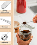 Stainless Steel 1 Tsp Measuring Spoon With 5 mL And 1/3 Tbsp Markings, Precise Teaspoon Scoop For Spices And Cooking, Durable Metal Spoon In Gift Box