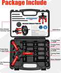 Harmonic Balancer Puller Kit with Adjustable 3-Jaw Puller and Forcing Screw in blow-molded case, includes 4 forcing rods.