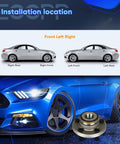 Front Wheel Hub Bearing Assembly 5 Lug With ABS For Dodge Challenger And Chrysler 300 RWD Installation Diagram