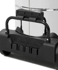 Top Shelf 26.5 Gallon Wet Dry Shop Vacuum With Heavy Duty Steel Tank handle design, portable and easy to maneuver.