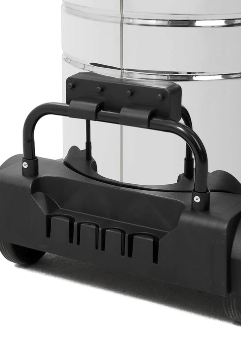 Top Shelf 26.5 Gallon Wet Dry Shop Vacuum With Heavy Duty Steel Tank handle design, portable and easy to maneuver.