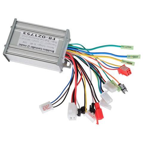 36-48V 350W Brushless DC Motor Speed Controller Replacement For Bicycle E-Bike Scooter with aluminum casing and cables