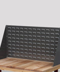 Heavy Duty Steel Louvered Panel Standing Work Bench Storage Rack For Mounting AkroBin Bins And Steel Cabinets, customizable