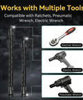 Half Inch Flexible Shaft Extension Tool For Tight Spaces, Torque Socket And Ratchet Spanner Accessory with wrenches