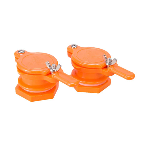 Two Pack Nylon Honey Gate Valves For Five Gallon Buckets Heavy Duty Food Grade Tap For Honey Extraction Equipment Fits Honey Extractor