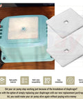 Air Pump Rebuild Complete Kit For 60 And 80 Aerators With White Switch Plug And Play For Quick Repairs Includes Seals and Gaskets