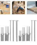 24 Piece Toggle Bolts and Wing Nuts Set for Drywall Mounting, Heavy Duty Iron Fasteners, displayed on table with tools