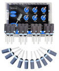30Pcs Sanding Drums Set For One Eighth Inch Shank Rotary Tools Pro Grade Grit Progression 400 600 800 1000 1500 2000 Six Stage System
