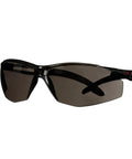 Built Tough Black Safety Glasses With Grey Scratch Resistant Lenses Deliver Zero Fog Hassle Thanks To Scotchgard Anti Fog Coating front view