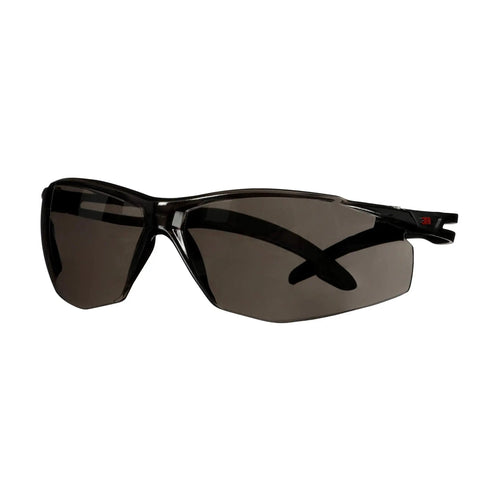 Built Tough Black Safety Glasses With Grey Scratch Resistant Lenses Deliver Zero Fog Hassle Thanks To Scotchgard Anti Fog Coating front view