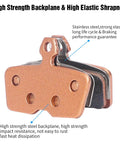 Four Piston Sintered Metal Mountain Bike Brake Pads Built Beefy For Code R RSC Guide G2 RE And DB8 DB6 DB4 Series