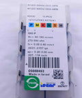 Pro Grade H1200 HXCU 0606 HPR IC830 AlTiN and TiN Coated Carbide Inserts Set 10 Pieces NS0288BL5 packaging close-up