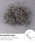 Top Pick 1000 Pcs Car Bumper Repair Rods Welding Wire Steel Silver stapler fix kit for plastic ABS PVC nylon auto body work, many rods pile