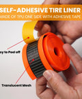 Self Adhesive Bike Tire Liners Puncture Proof Shield for Mountain MTB Road Gravel Bikes roll with adhesive tape detail