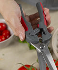 Versatile Kitchen Shears For Every Task With Micro Serrated Self Sharpening Stainless Steel Blades, Heavy Duty Scissors Close-up