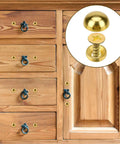 Top Grade Brass Decorative Screws With Protective Caps 24 Pc Kit Solid Copper Screw Covers For Furniture Upholstery And Glass Mirror Installation Hella Durable Smooth Install Killer Look 15 Mm on wooden drawers.
