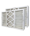 MERV 8 Furnace And AC Air Filter 16x25x5 Inch Two Pack Fits HVAC Systems With Foam Edging For A Tight Seal Helps Trap Dust Pollen