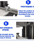 BEILOCKERY 110V 1100W hinge drilling machine for cabinet doors; portable electric hinge drill with self-stop, 0–1.57 in depth.