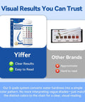 Hard Water Test Kit With Five Test Pads And One Hundred Fifty Strips Delivers Dead Simple 30 Second Readouts, Yiffer bottle and strips
