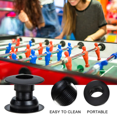 10 Pairs Universal Foosball Rod Bearings Five Eighths Inch 16 Millimeter Plastic Board Bearings Table Football Bushings For Low Friction Smooth Rod Action Pro Style Play And Easy Replacement Accessories on foosball table