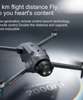 GPS Drone With 2K Camera And Brushless Motors For Adults And Newbies Five Point Nine Inch Touchscreen RC 5G FPV in flight