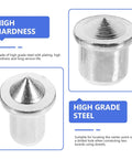 Dowel Center Transfer Plugs Set Handy Steel Tenon Center Pins For Woodworking Accurate Marking 6mm 8mm 10mm 12mm Sizes 16