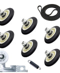 DIY Dryer Roller Replacement Kit Fits Popular Dryers 4581EL2002C 4561EL3002A 4400EL2001D Plus DLEX8000V 79681072310 Drum Roller Kit