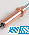 Close-up of a copper 1/8 inch cleco from All In One Cleco Fasteners Kit With Pliers Handy And Budget Friendly