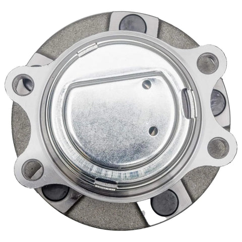 Rear Wheel Bearing Hub Assembly For Chevy Equinox 2018 To 2024 And GMC Terrain 2018 To 2024 And Cadillac CT4 2020 To 2024 And Buick Regal TourX 2020 Regal Sportback 2020 5 Lug 4WD Compatible Plug And Play viewed from top