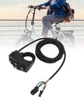3 In 1 Electric Bike Handlebar Switch For E Bikes And Scooters Waterproof ABS Multi Function Headlight Horn Left Right Turn Signal