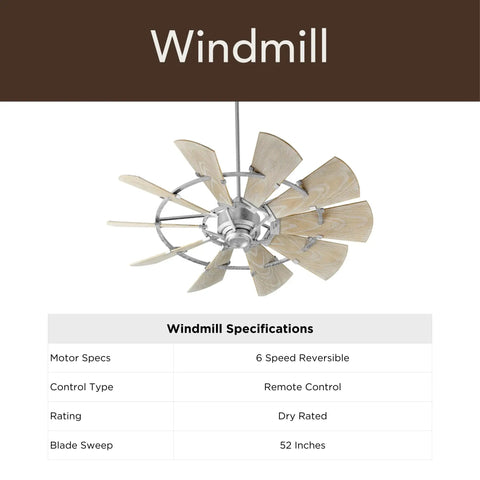 Killer Windmill Wagon Wheel Ceiling Fan, 72 Inch Badass 15 Blade Decorative Fixture For Massive Rooms, 52 inch blade sweep.