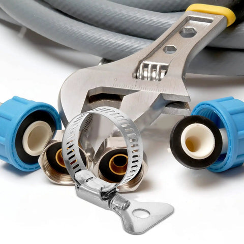 Top Notch 10 Pc Stainless Steel Hose Clamp Kit For Plumbing And Tubes With Worm Drive Secure Install Fixing Water Fuel Lines Quick Release Heavy Duty Gear, stainless clamp with pliers on tubing