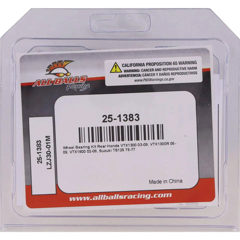 Heavy Duty Wheel Bearing Kit For Honda And Suzuki Double Row Type TC ABEC3 in packaging with product label visible
