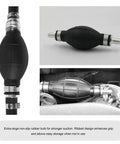 Hand Fuel Transfer Pump Siphon Kit With 6mm Rubber Bulb Gas And Diesel Oil Transfer Vacuum Line Manual Pump for vehicle use